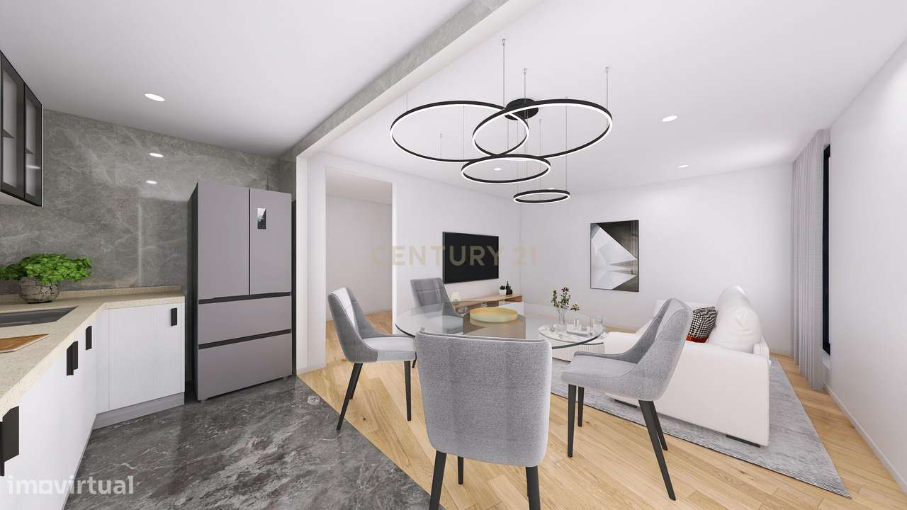 Apartamento T1 NOVO | Cedência de Posição | Junto ao Colégio CCG | Pon-4