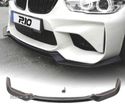 SPOILER LIP FRONTAL PARA BMW F20 LCI LOOK M2 PRETO - 1