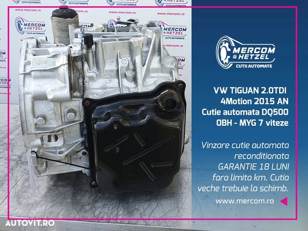 Cutie viteze automata VW Tiguan 4 Motion 2.0 Diesel 2015 an DSG DQ500 0BH MYG - 3