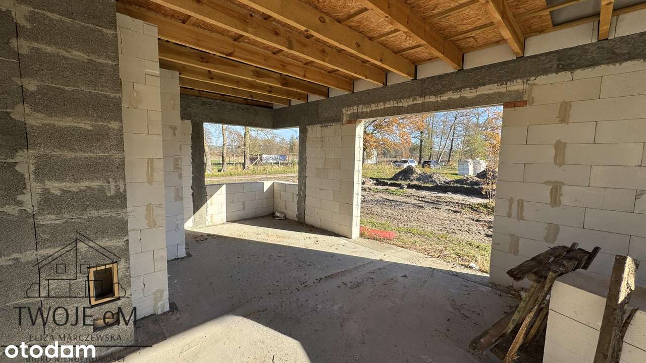 Dom w stanie surowym otwartym-zadaszony-cicha okolica-6
