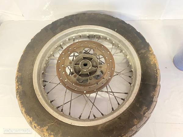 roda traseira com disco bmw f650 funduro 1993 - 1999 peça usada - 1