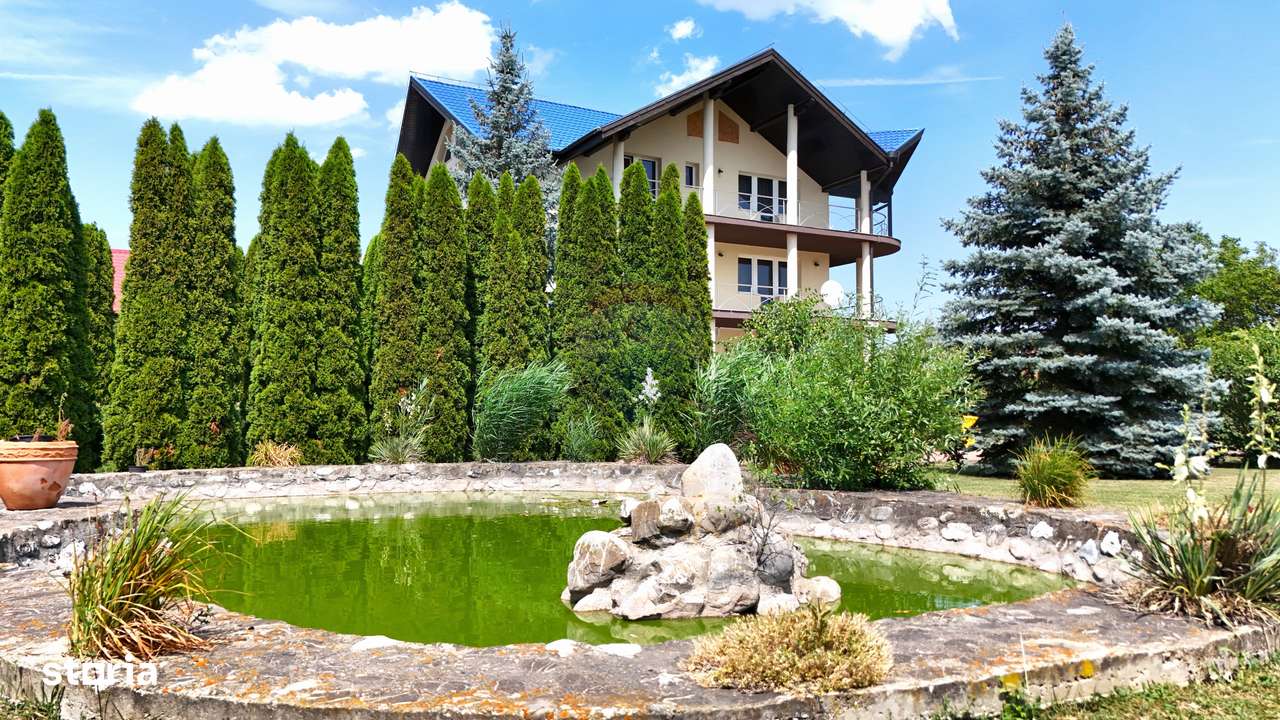 Vilă deosebită cu grădină superbă și panoramă - Ghimbav, ultracentral - Imagine principală: 1/20