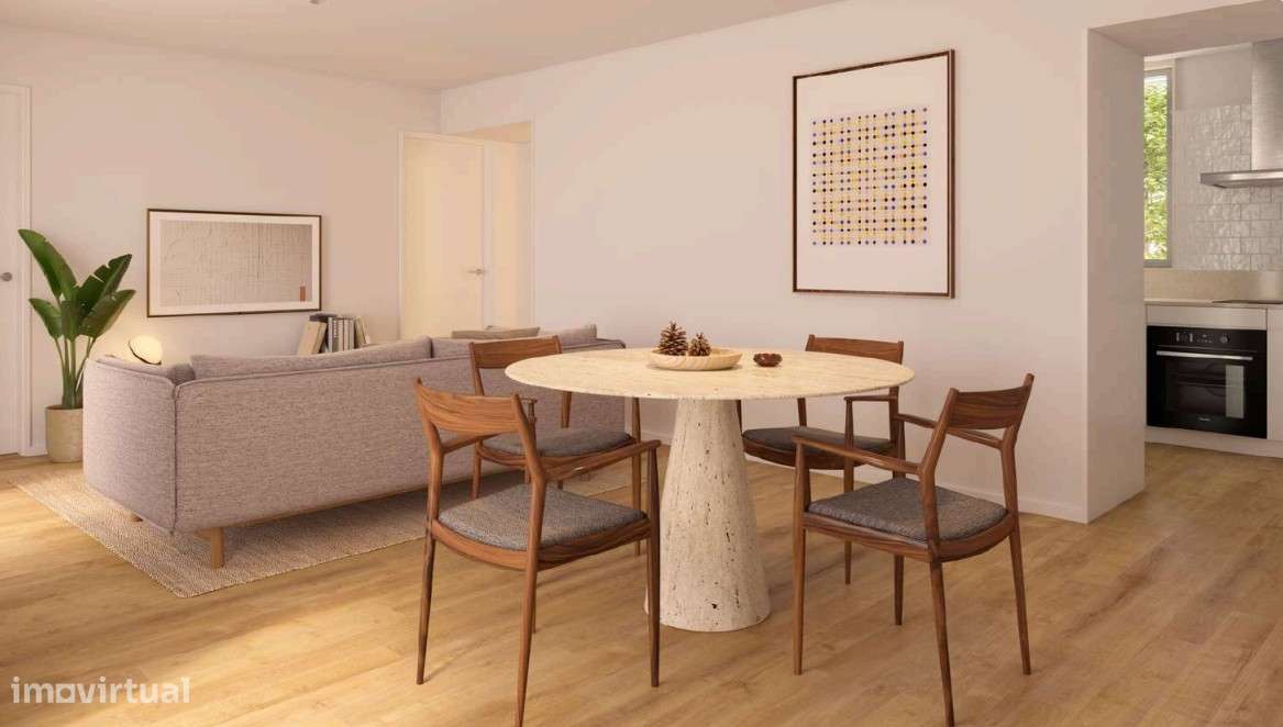 T2 c/ Terraço, Varanda Garagem e Arrumo - Grande imagem: 5/23