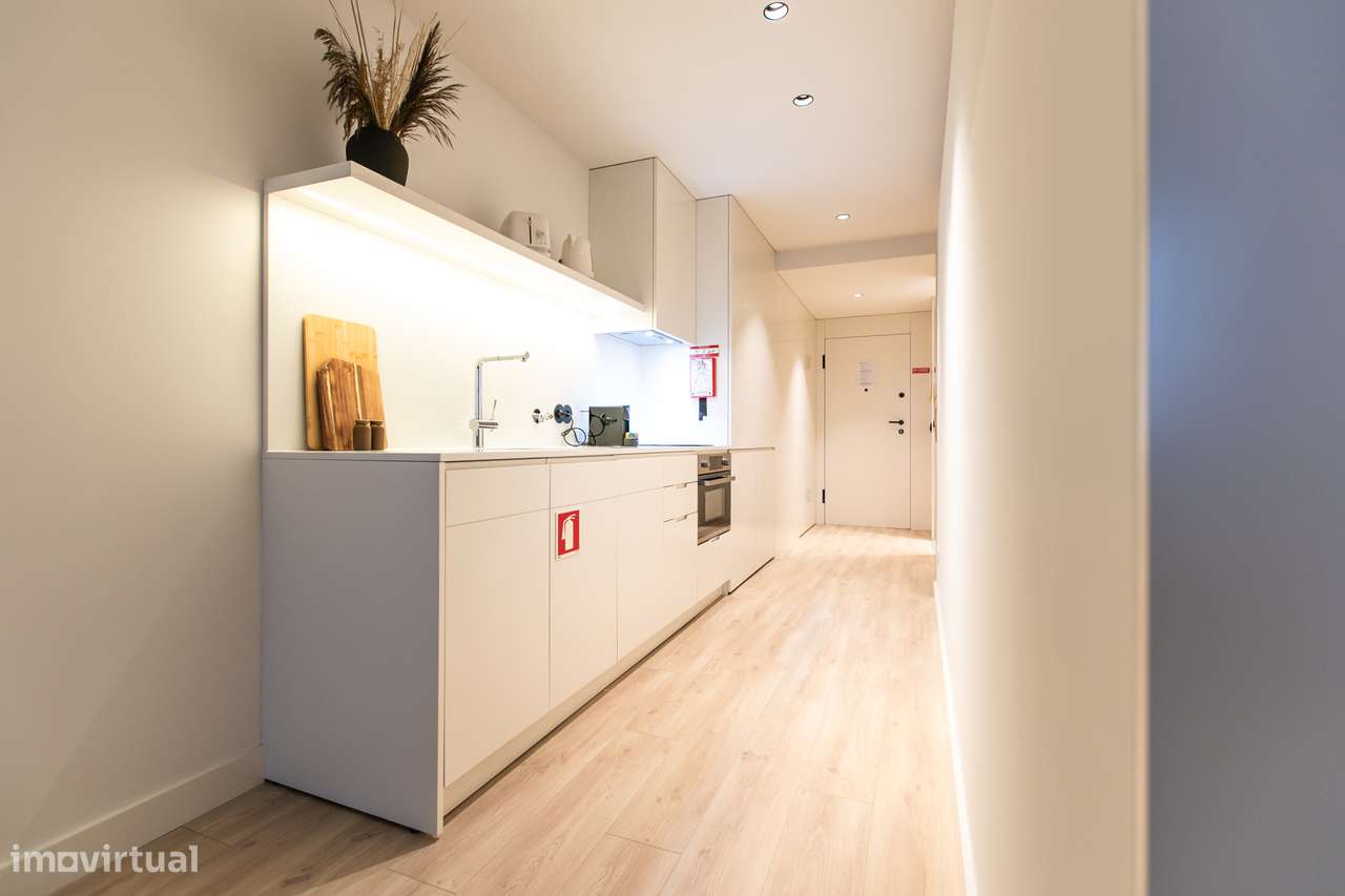 T0 Mobilado e Equipado - Despesas incluídas - Arrendamento Temporário - Grande imagem: 2/8