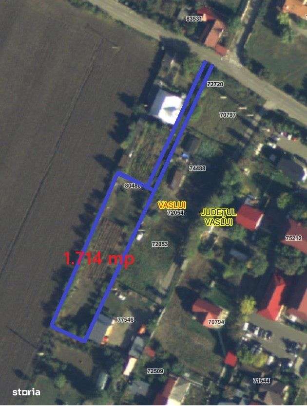 TEREN INTRAVILAN 1.700 mp, VASLUI zona DGASPC Vaslui; - Imagine principală: 2/4