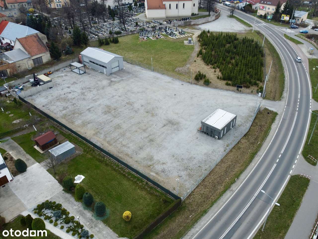 Działka usługowa  z Halą oraz Biurem przy głównej drodze - Pełny obrazek: 2/11