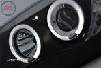 Faruri Angel Eyes BMW Seria 1 E81 E82 E87 E88 (2004-2011) Negru- livrare gratuita - 4