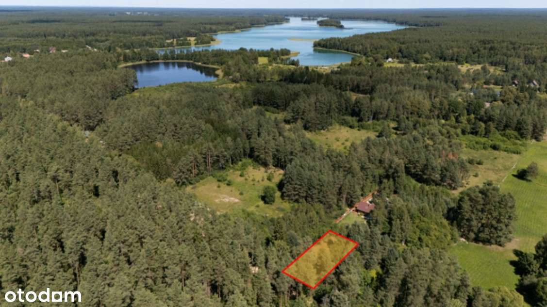 Działka budowlana 994 m² | Sucha Rzeczka | Jezioro Serwy | MPZP