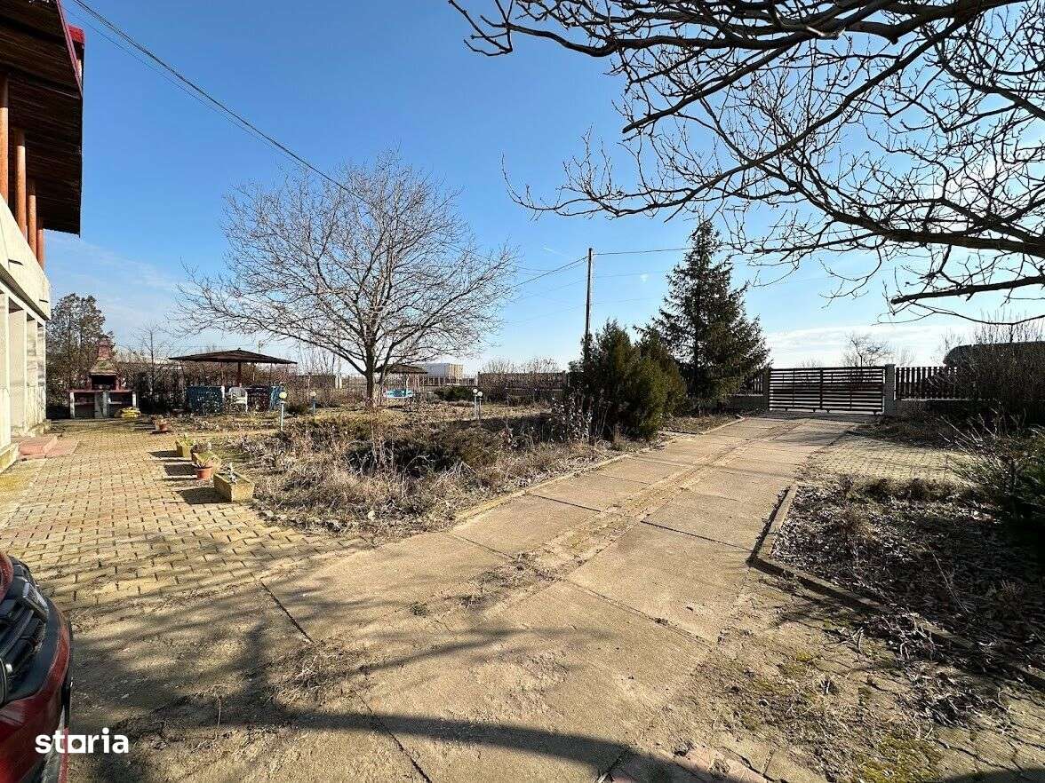 Vila beton P+1 si teren 2000 mp Calugareni-14