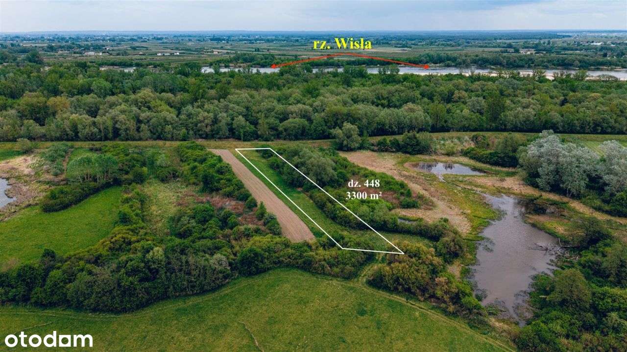 Działka 3300 m² blisko rzeki Wisły, Solec n. Wisłą-7