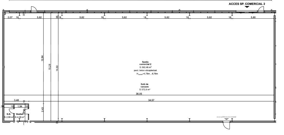Spatiu comercial, 580 mp, zona Artema Shopping City - Imagine principală: 5/5