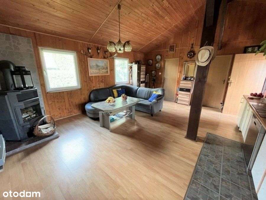 Parterowy dom nad jeziorem Woświn-5