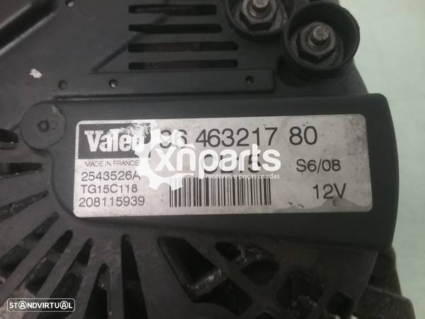 Alternador PEUGEOT 307 (3A/C) 1.6 HDi | 04.05 -  Usado REF. MOTOR 9HY - 4