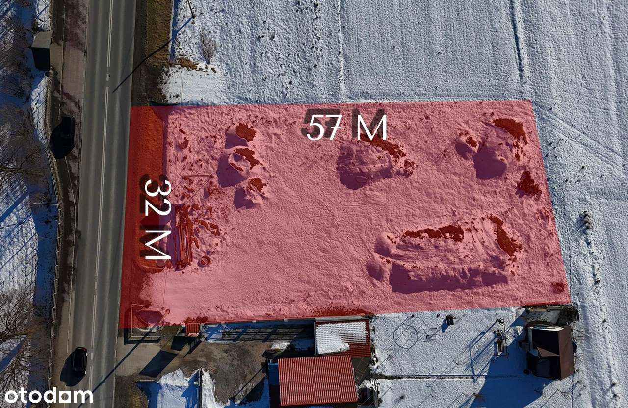 Działka z projektem budynku usługowego- Mszana- Dolna ul. Krakowska-1