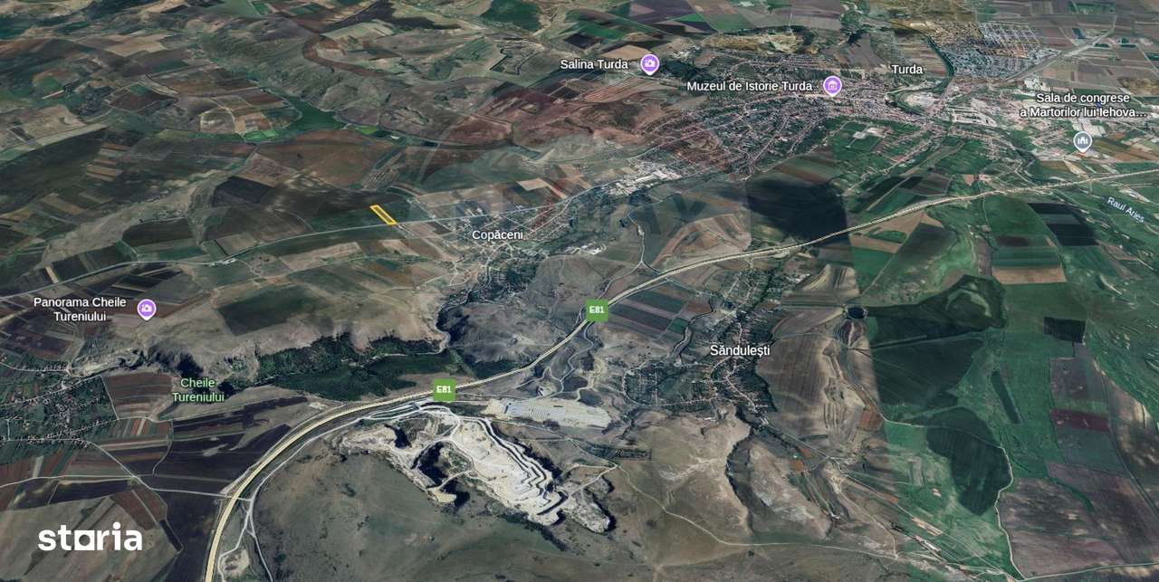 Teren 14,400 mp Turda, la drum național DN1 - Imagine principală: 4/4