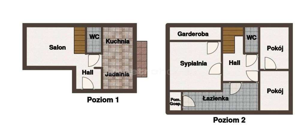 Dwupoziomowe mieszkanie Hallera, Osiedle Generałów-19