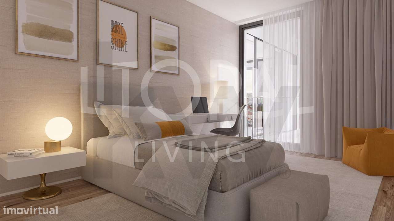 Recuado em Matosinhos Sul - Apartamento T2 de luxo novo (último piso)-9
