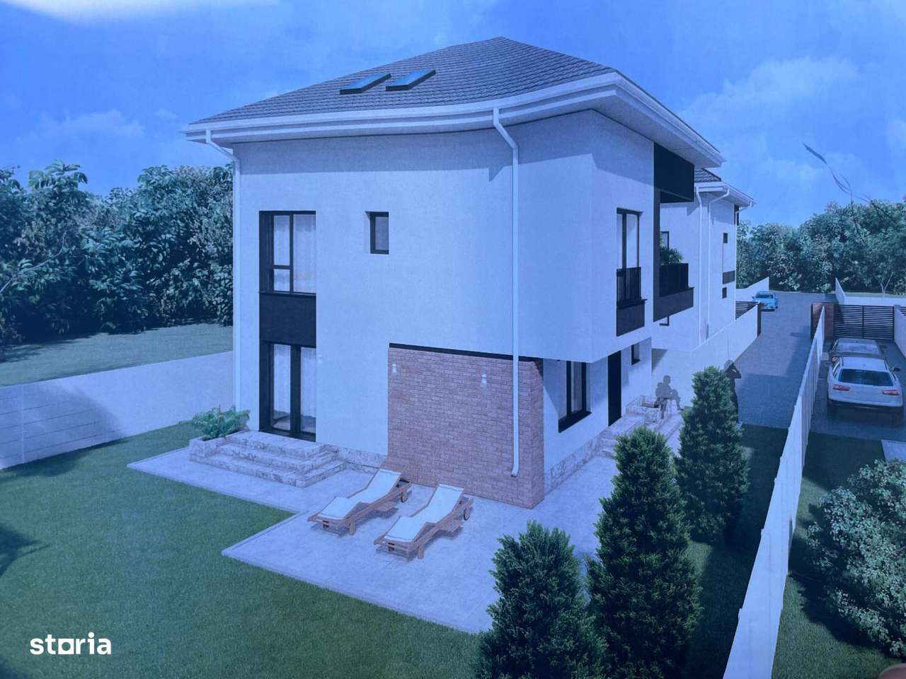 Vila deosebita 4 camere/3 bai/teren 550mp/utilitati Varteju-4