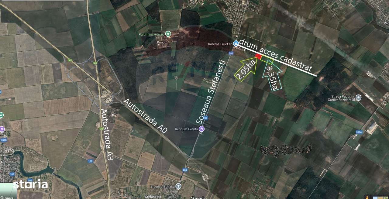 Teren 20,591mp Afumati / Soseaua Stefanesti - Imagine principală: 3/5