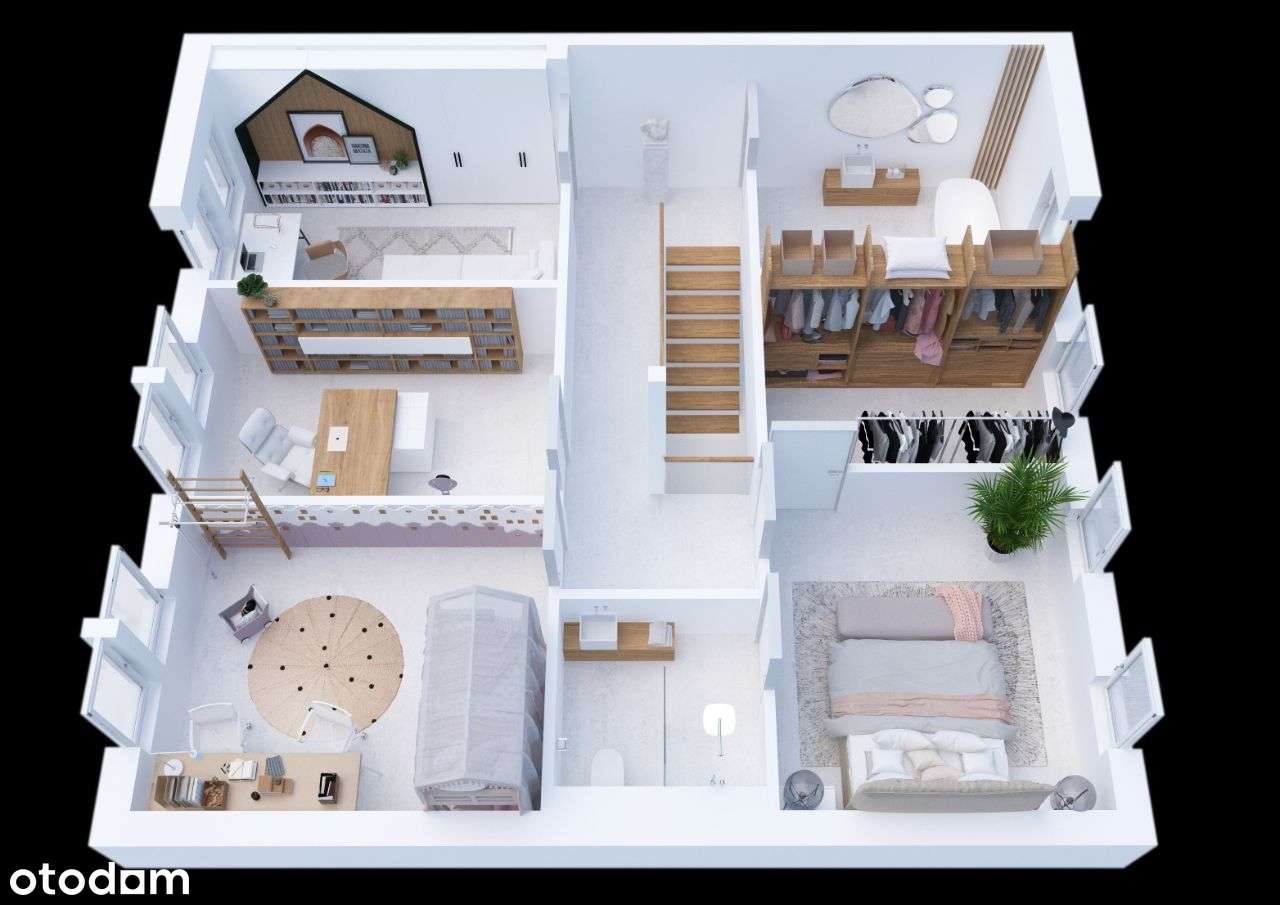 Dom energooszczędny Typ XL164 m2 + Poddasze - Dawidy Bankowe - Pełny obrazek: 5/5