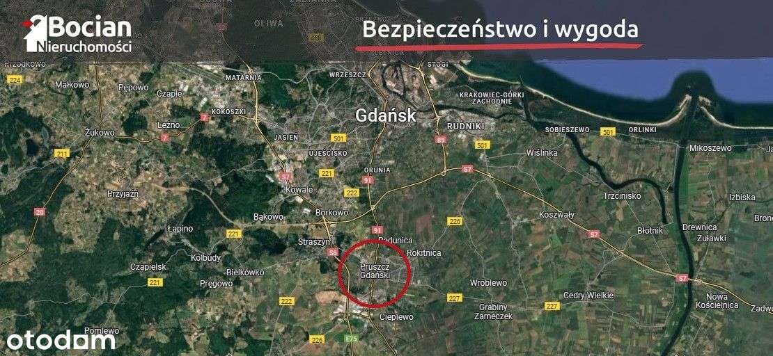 Płaska, uzbrojona! Działka budowalna! Pruszcz Gd. - Pełny obrazek: 4/4