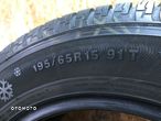 1 OPONA ZIMOWA KUMHO 195/65/15  91T M+S  FV - 4