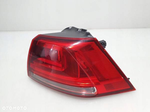 VW GOLF VII 2016r LAMPA TYŁ PRAWA BŁOTNIK KLAPA LAMPY SUPER STAN 5G0945096 - 3