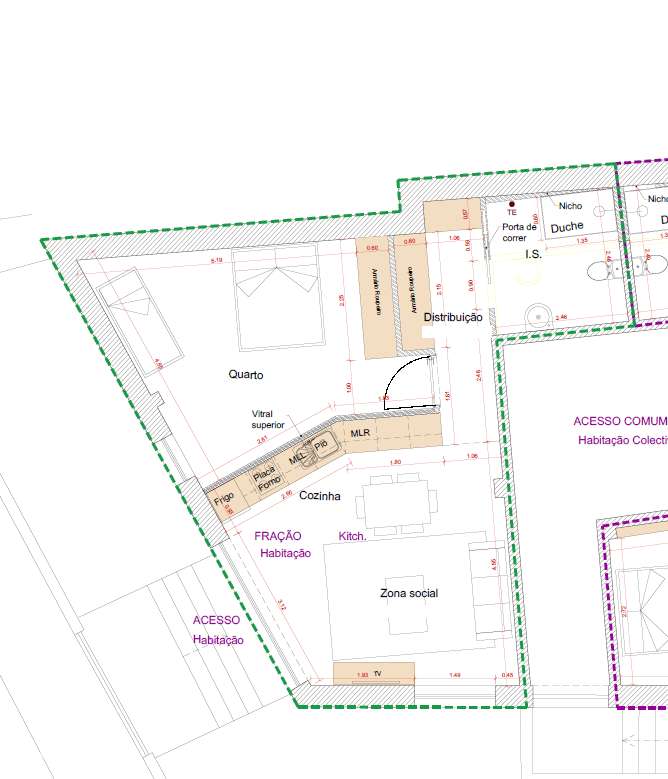 T1 PARA ARRENDAMENTO JUNTO DO PARQUE DA LAVANDEIRA - Grande imagem: 3/9