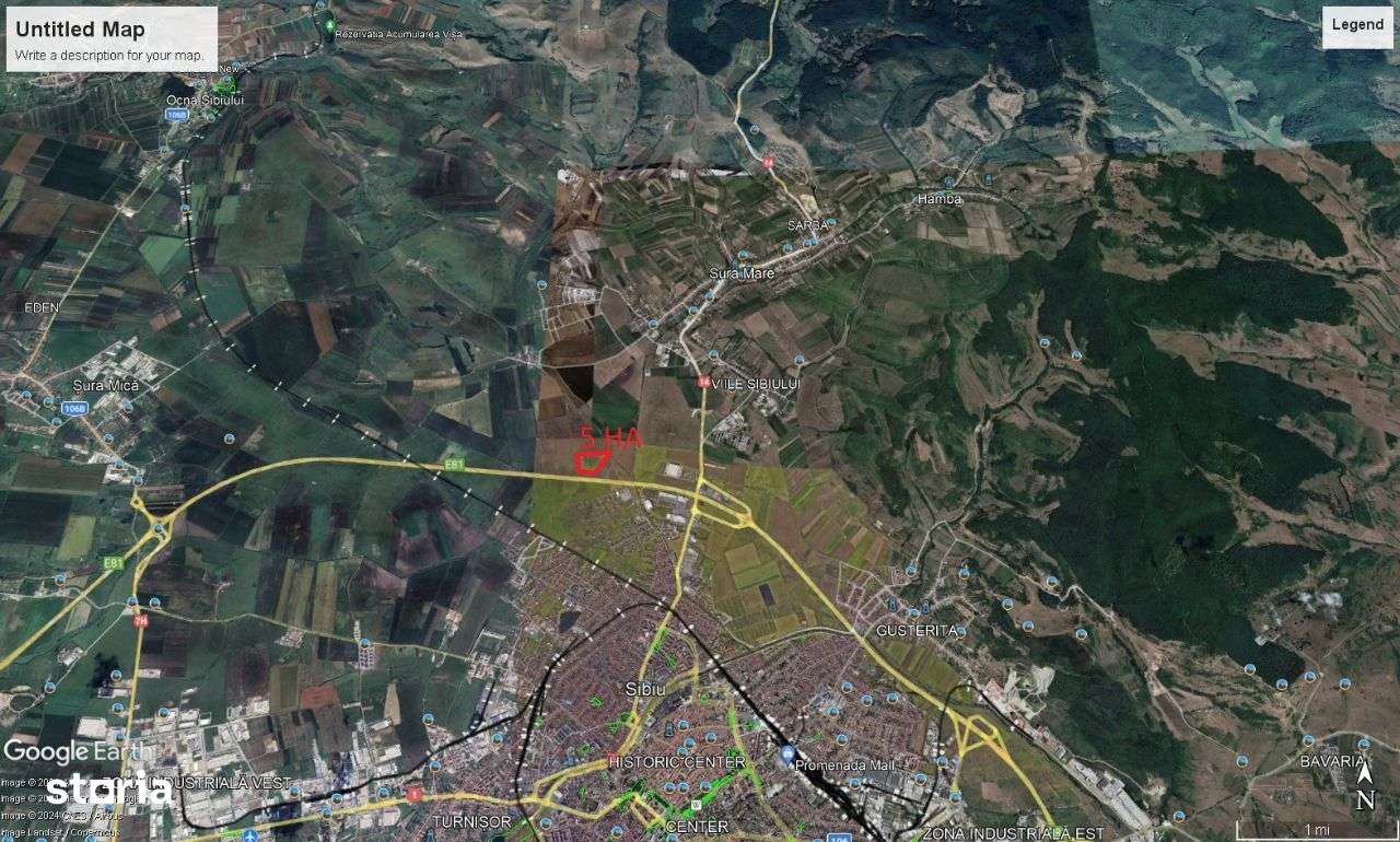 Vand teren agricol langa autostrada, zona Veterani-Hornbach ! - Imagine principală: 4/4