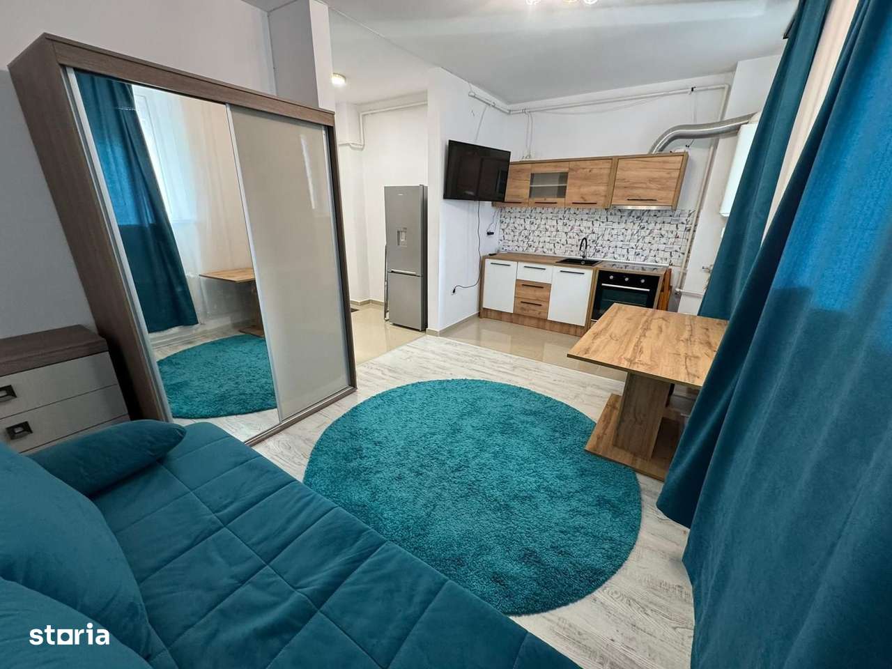 Garsoniera mobilata Militari Residence - mutare imediata - Imagine principală: 1/7