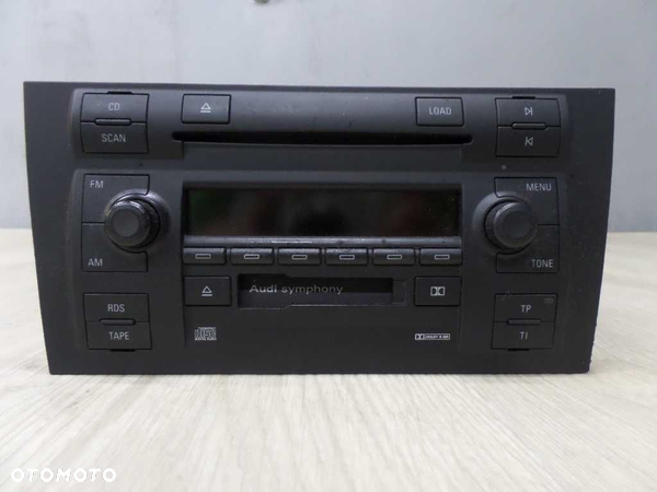 AUDI A6 C5 LIFT SYMPHONY RADIO CD 2 DIN ZMIENIARKA 6 CD - 1