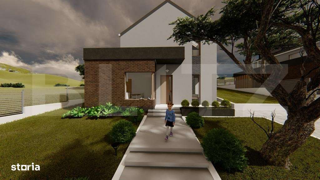 Casa 125 mp teren 500 mp zona profi design deosebit - Imagine principală: 5/9