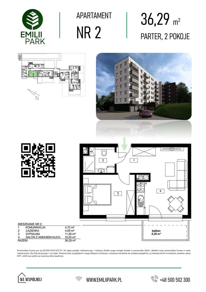 Nowoczesne mieszkanie 2-pokojowe-1