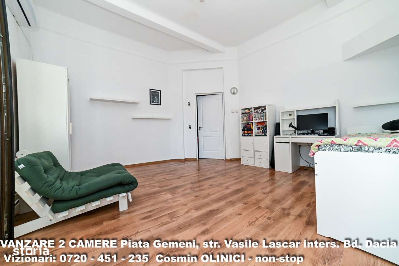 Vanzare 2 cam. DACIA, Piata Gemeni, str. V. Lascar, SU 68mp, ST. 94mp-7
