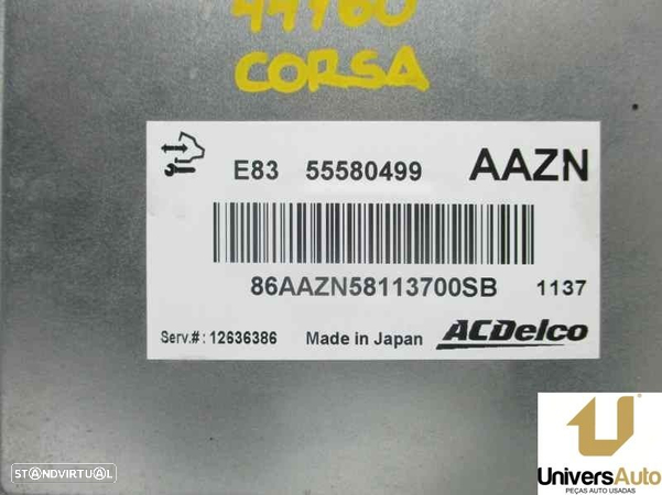 CENTRALINA MOTOR UCE OPEL CORSA D 2011 -55580499 - 2