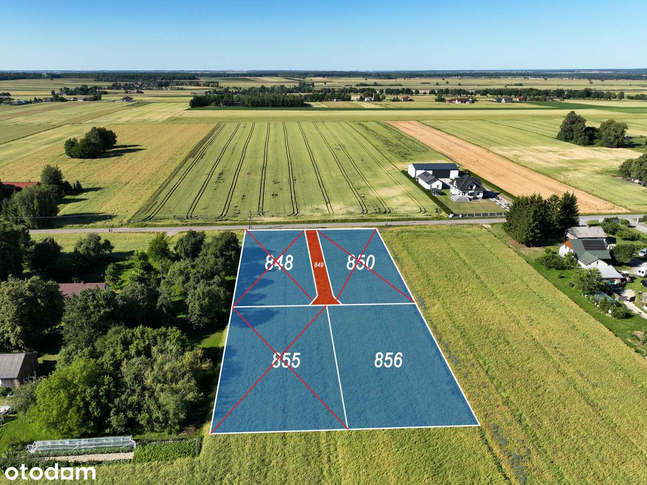 Działki budowlane w gminie Strzyżewice niedaleko Lublina - Pełny obrazek: 4/6