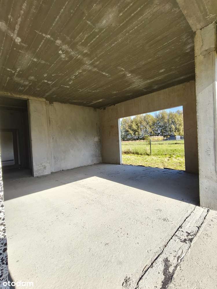 Nowoczesny dom w stanie surowym  z garażem w spokojnej okolicy-2