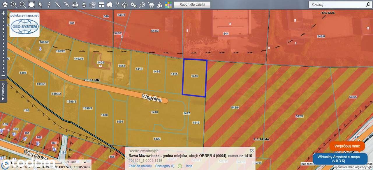 Działka budowlana 1 min. od Zalewu, 1700 m2, Rawa Mazowiecka-15