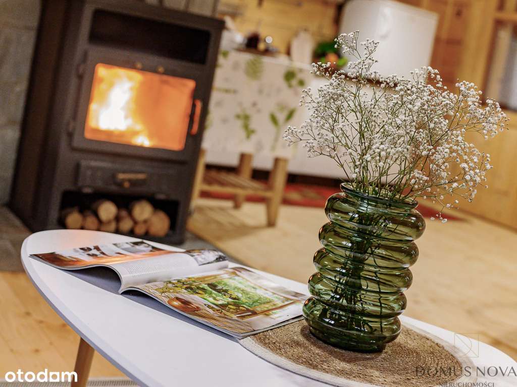 Dom z bala w stylu góralskim - las 1,5 ha-17