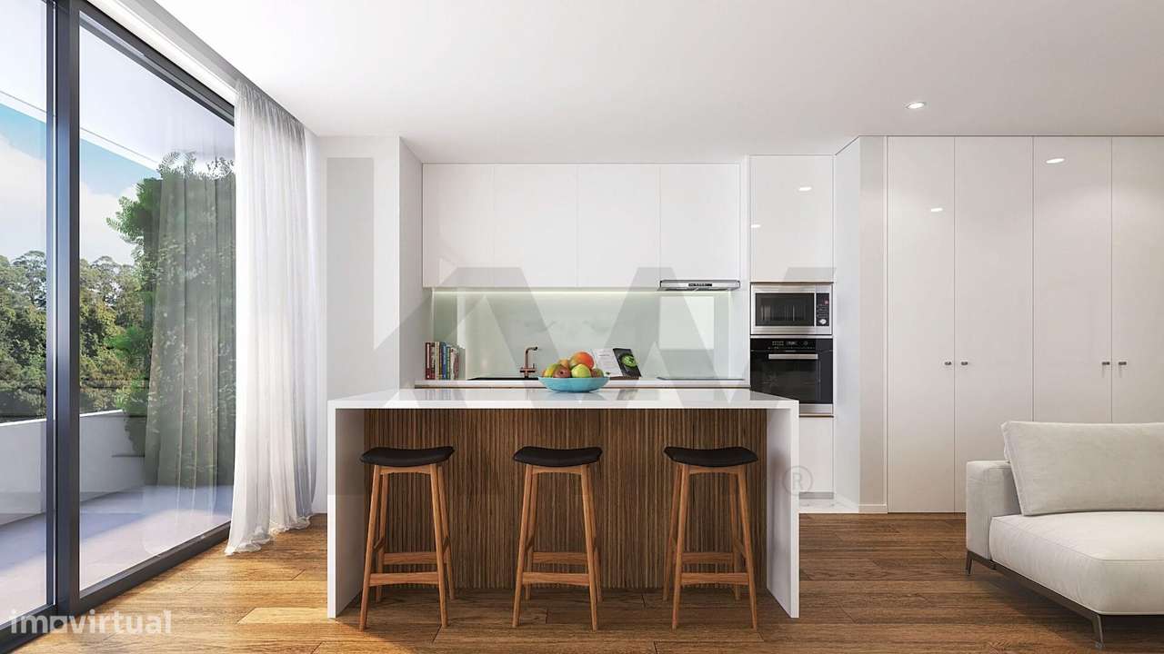 Apartamento T3, com terraço e garagem em Leça da Palmeira - Grande imagem: 5/21