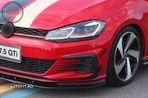 Ornamente bara fata flapsuri VW Golf 7.5 GTI 5G Hatchback (2017-2020) Negru Lucios- livrare gratuita - 8