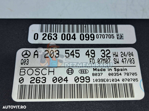 Calculator cutie viteze Mercedes Clasa CLK (C209) [Fabr 2002-2009] A2035454932 - 2