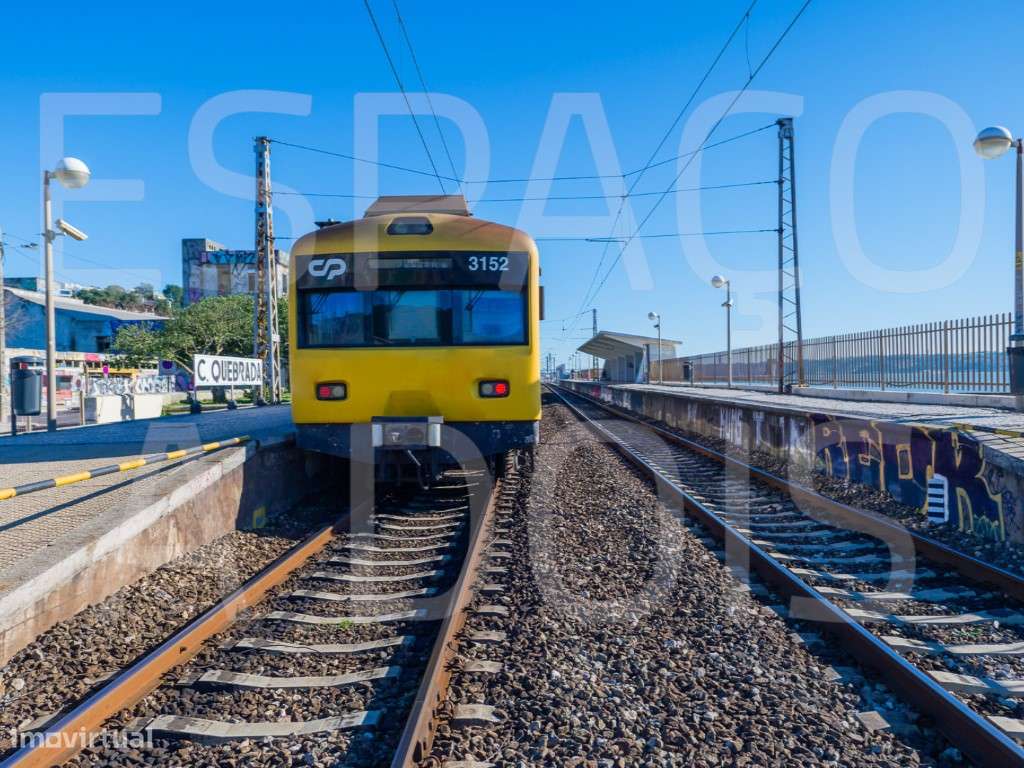 T1 Moderno com Vista Aberta. Natureza, Praia, Comboio e ótimos aces...-39