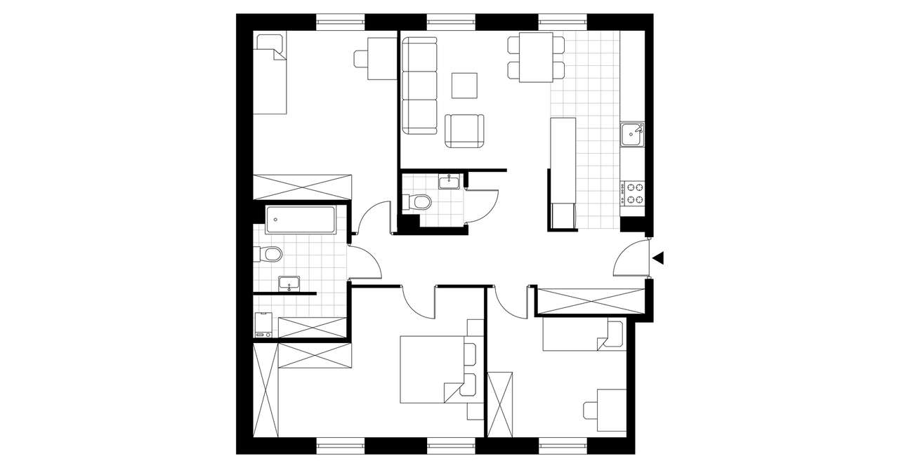 Faktoria Młyn | mieszkanie 4-pok. | B4.P2.M5 - Pełny obrazek: 4/9