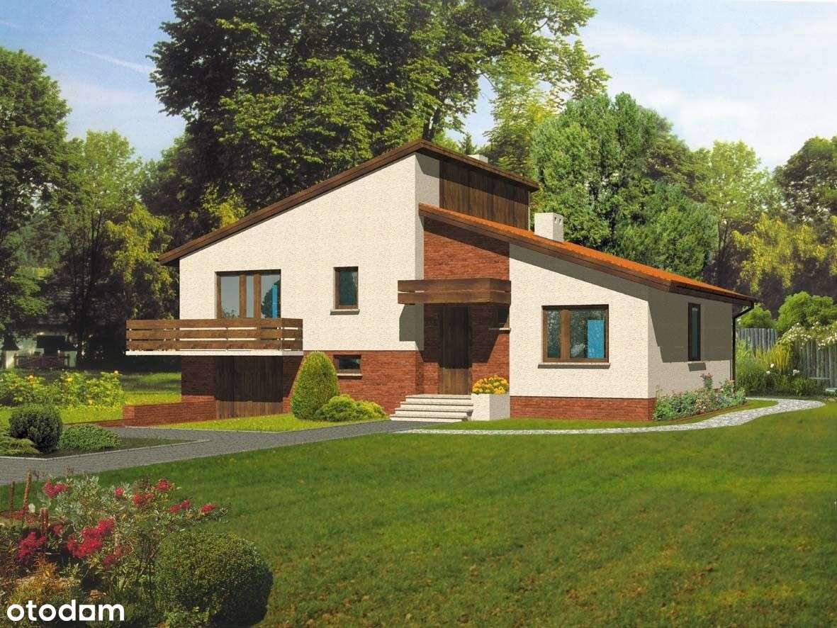 Dom położony na dużej zalesionej działce.-14