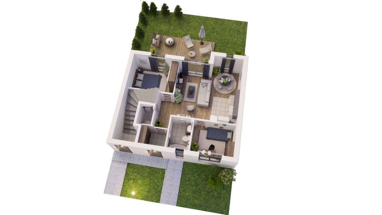 Nova Pomorska | mieszkanie 24A | 53.49 m2 - Pełny obrazek: 1/7