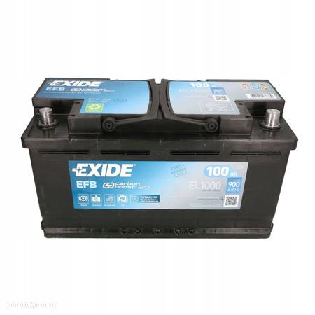 Akumulator EXIDE 12V 100Ah 900A P+ START&STOP EFB MOŻLIWY DOWÓZ MONTAŻ - 4