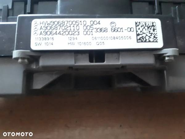 Panel sterowania Mercedes Sprinter Volkswagen Crafter A9068702110 - 5