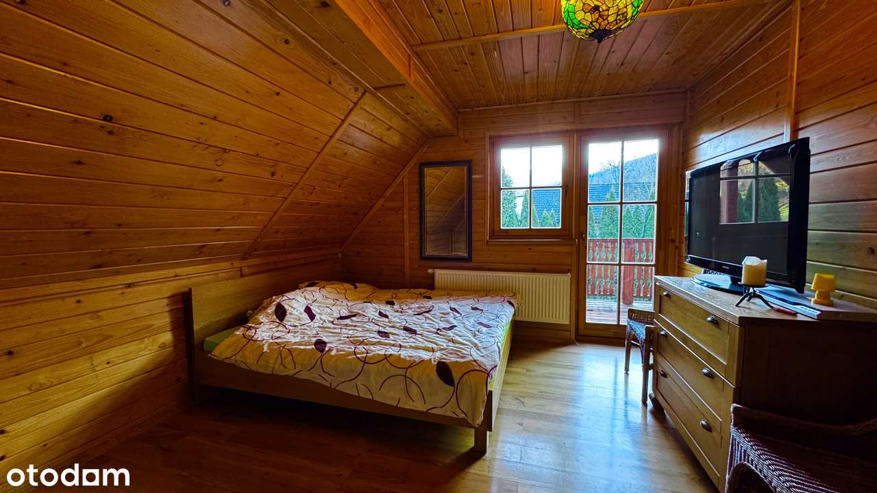 Piękny dom z bala z basenem pod Starym Groniem BRENNA-18