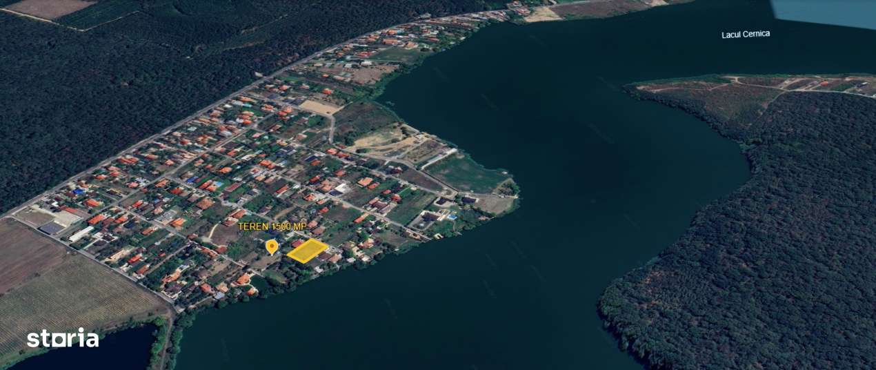 De Vanzare Teren Cernica Strada Luceafarului Zona Lac Padure 1500 MP F - Imagine principală: 4/5